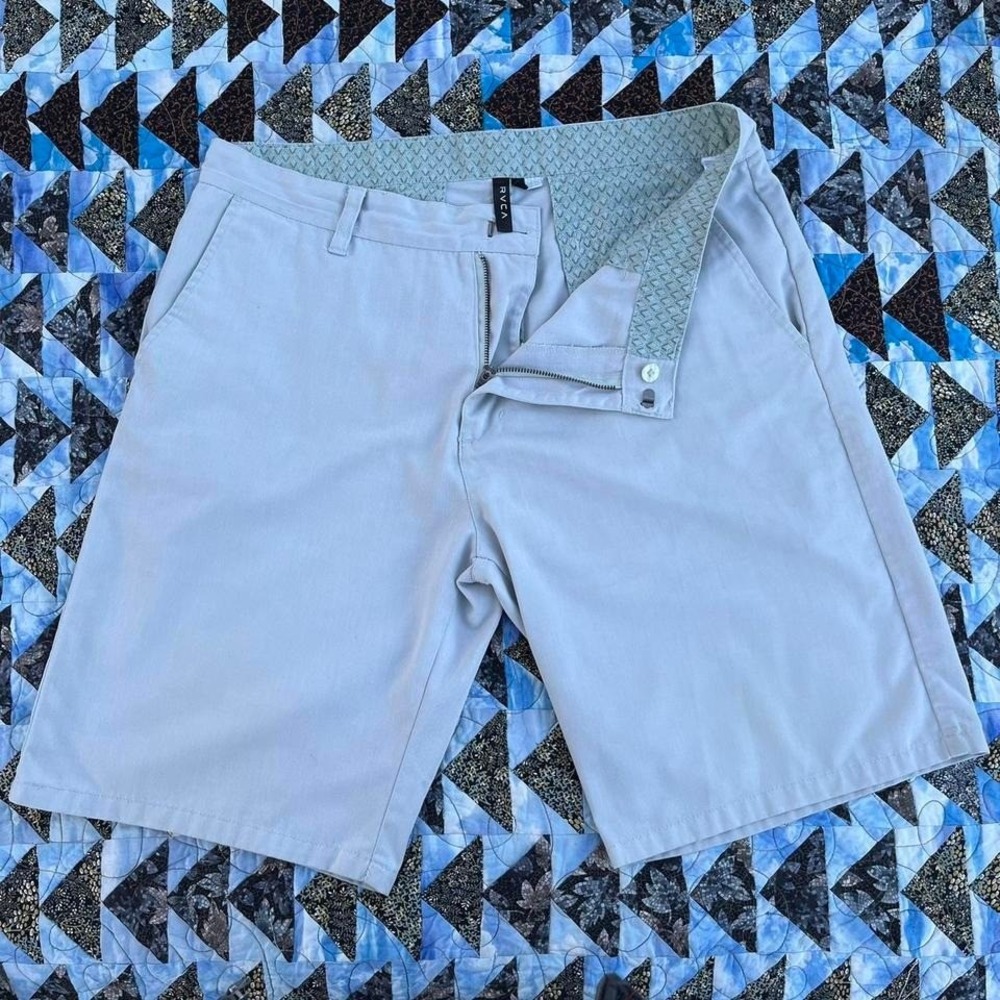 White RVCA shorts